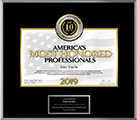 Logo Recognizing Heslin Law Firm's affiliation with America's Most Honored