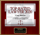Logo Recognizing Heslin Law Firm's affiliation with Top Lawyer 2020